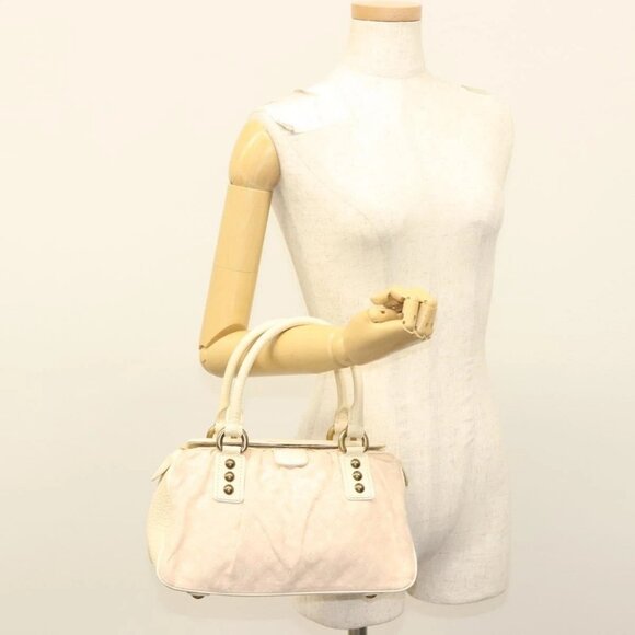 LOUIS VUITTON Monogram Mini Lin Trapeze PM Hand Bag Pink - Picture 1 of 15